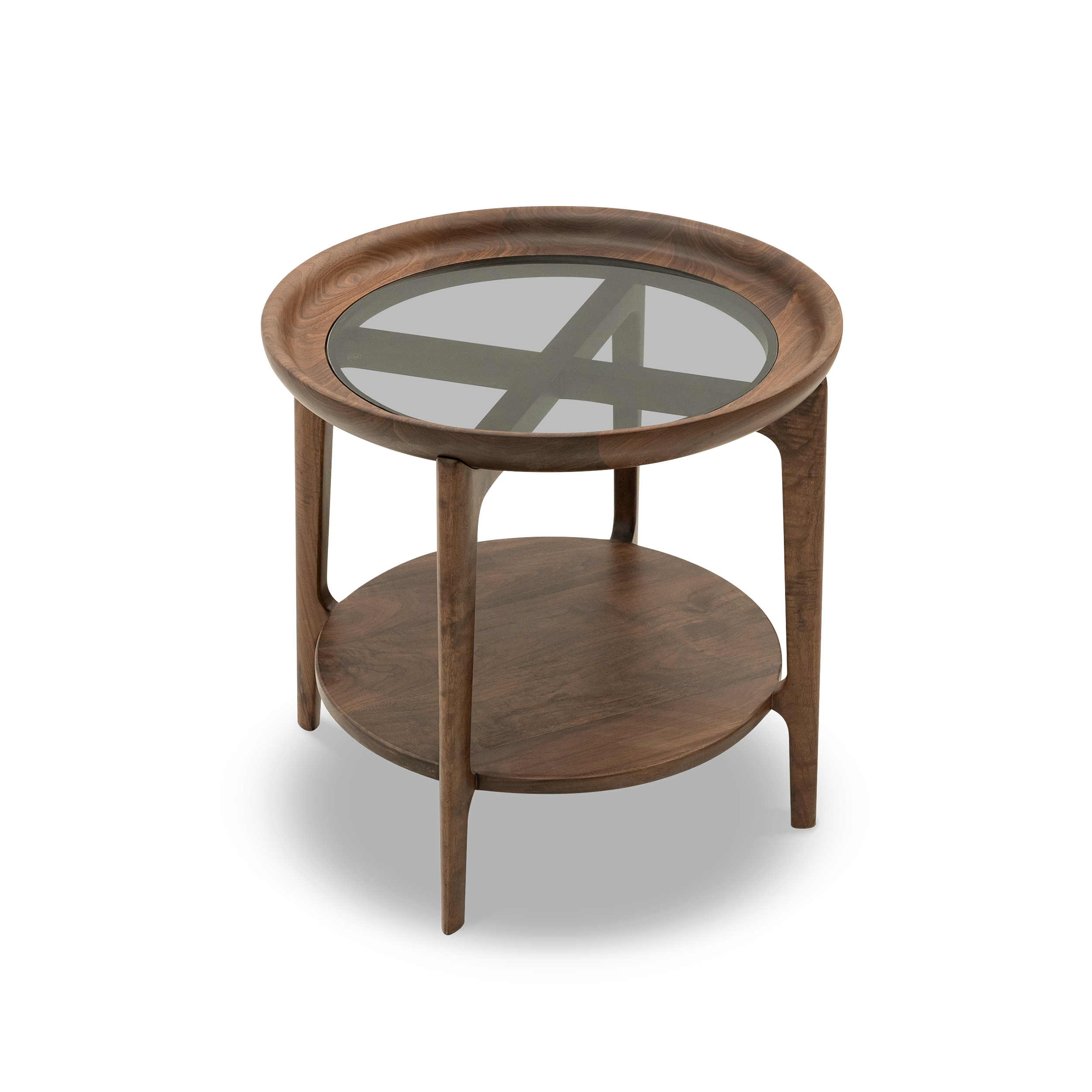 Dark Wood Coffee Table & TV Unit DMBJ966