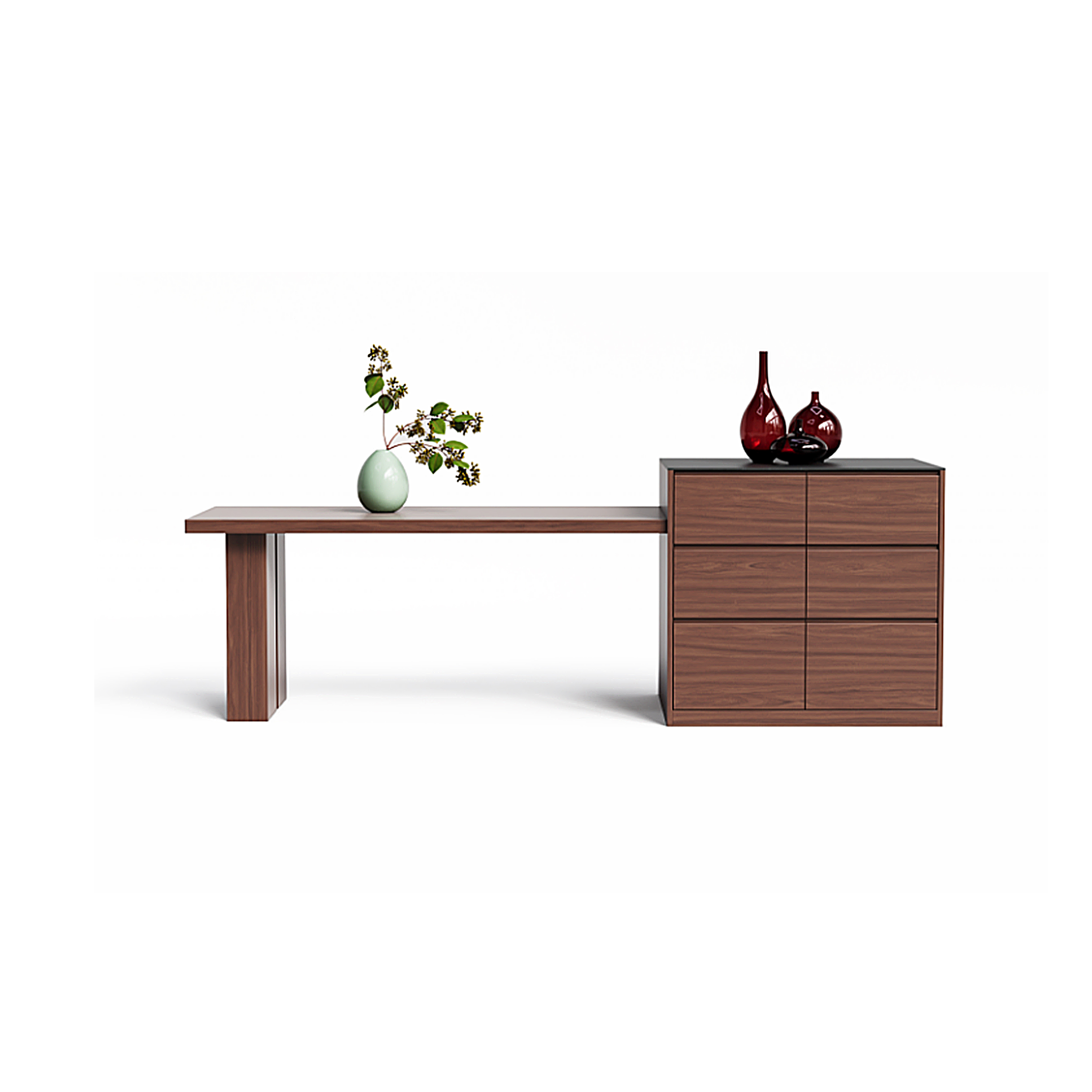 Dark Wood Dining Table DMCT930