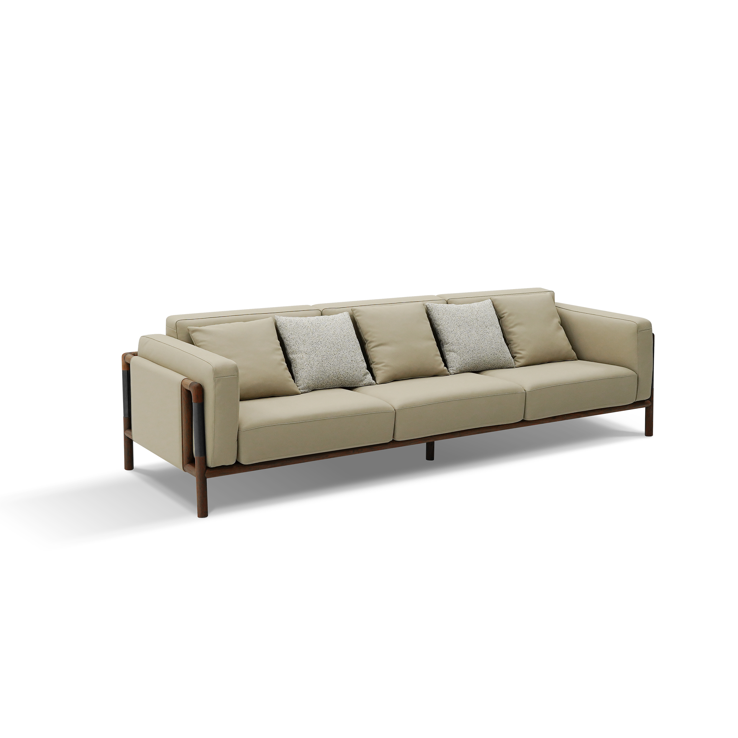 Dark Wood Sofa DMK901 2