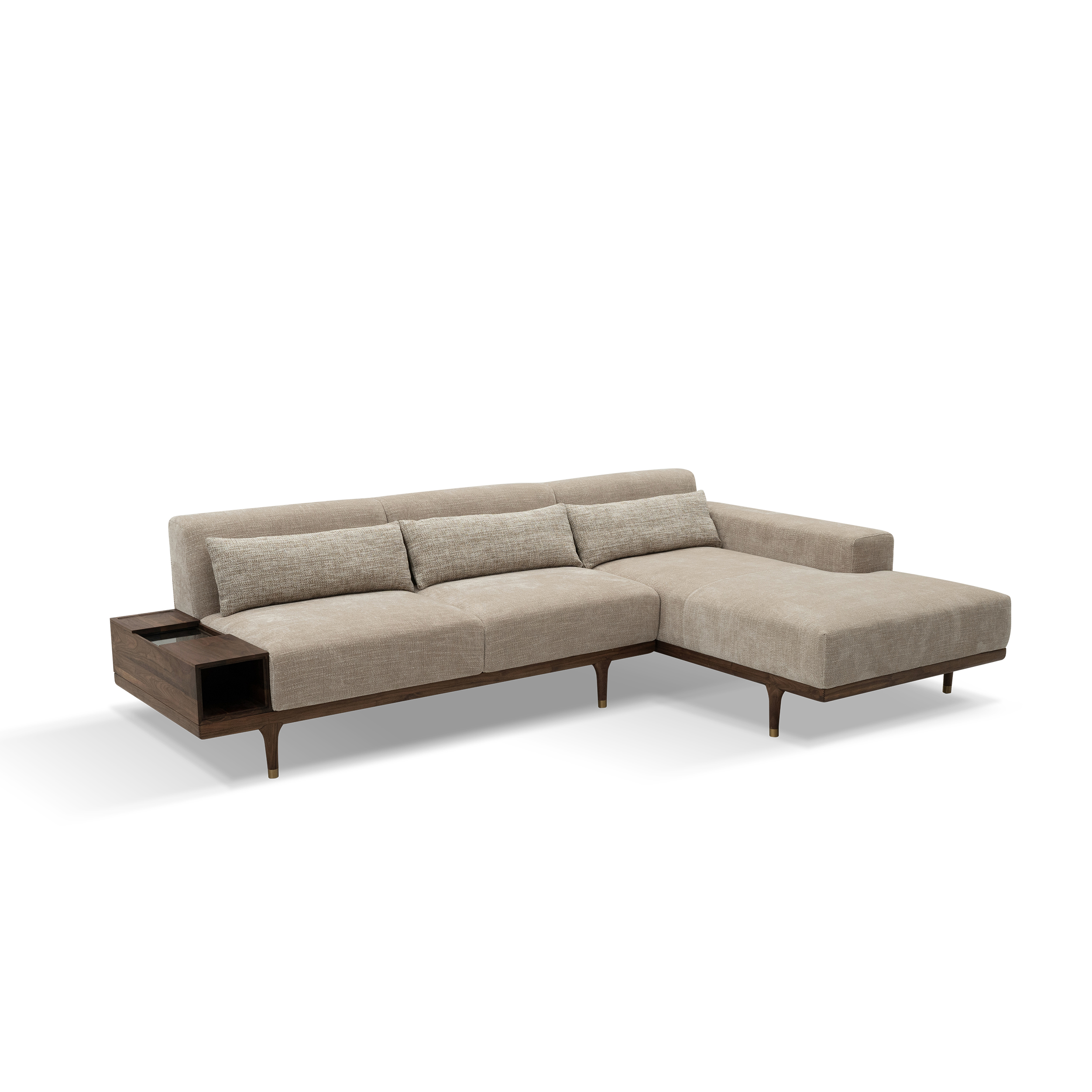 Dark Wood Sofa DMK902 4