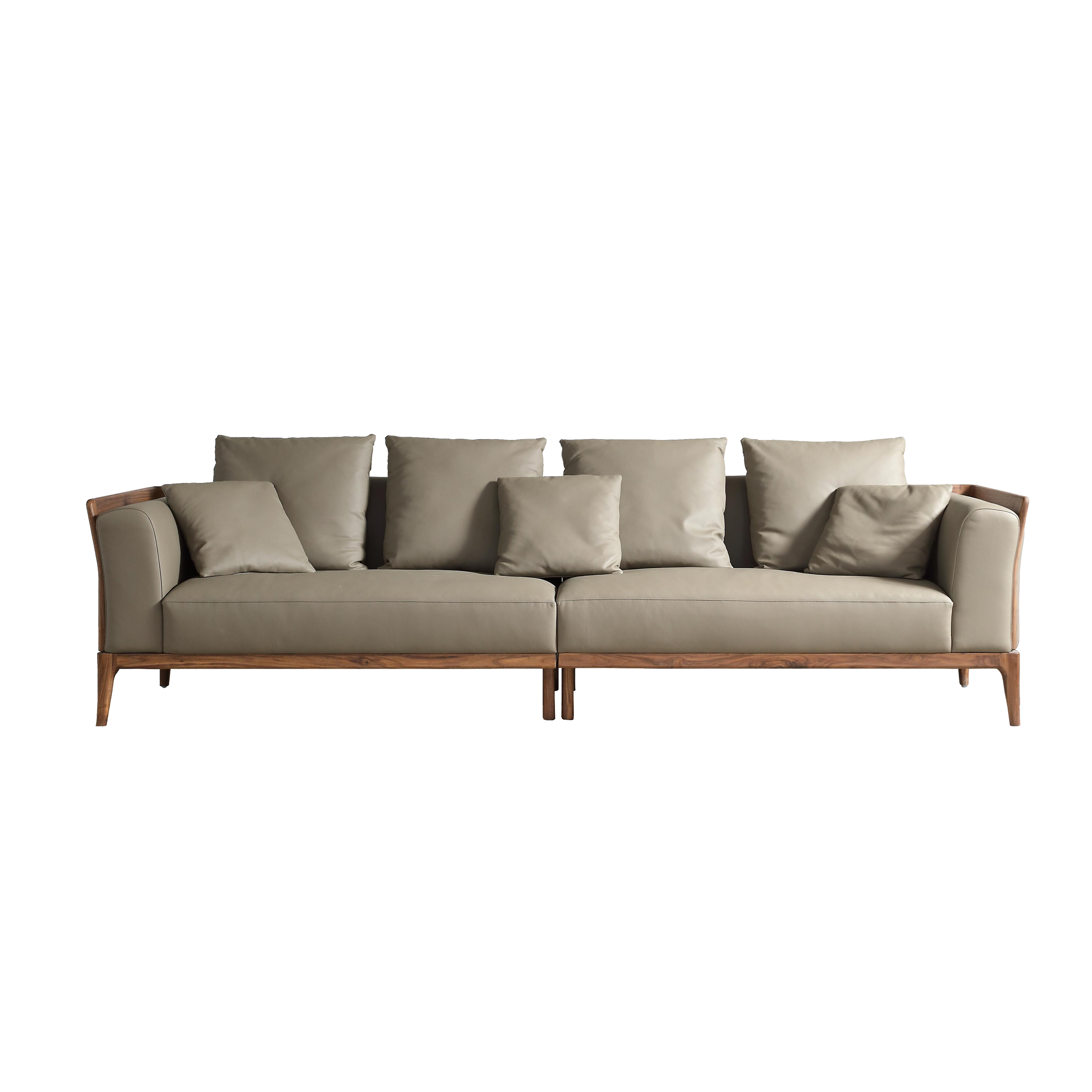 Dark Wood Sofa DMK906 2