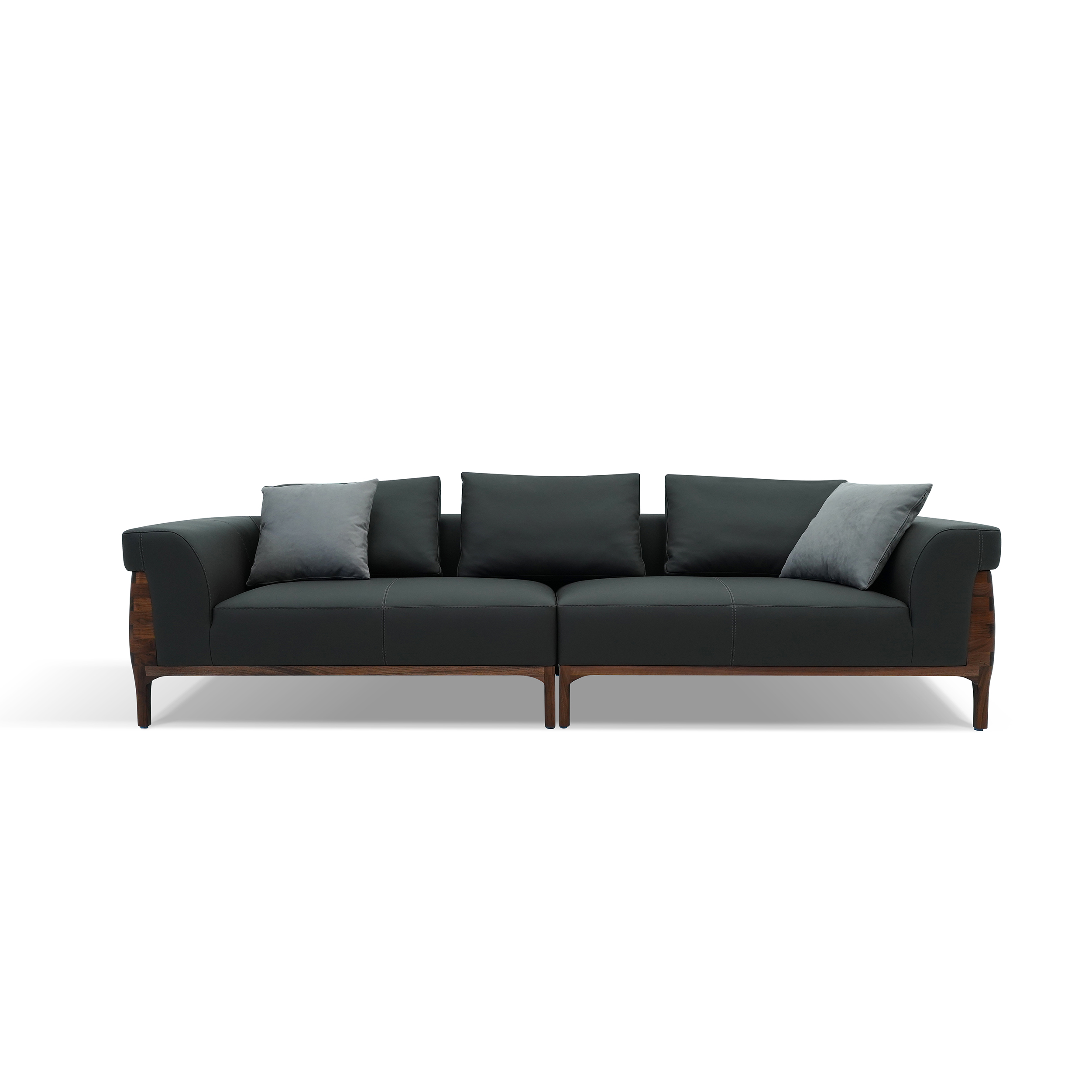 Dark Wood Sofa DMK913 2