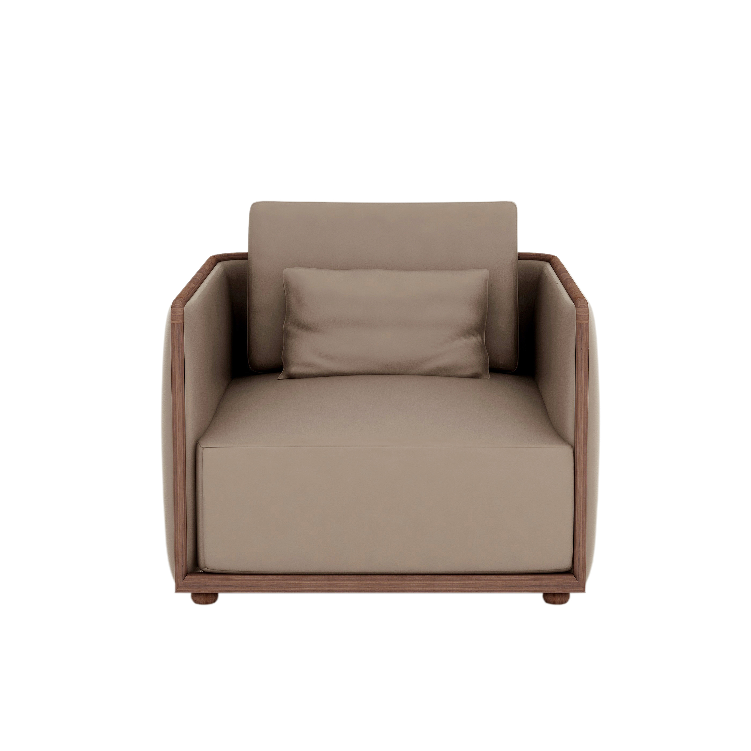 Dark Wood Sofa DMK925 2