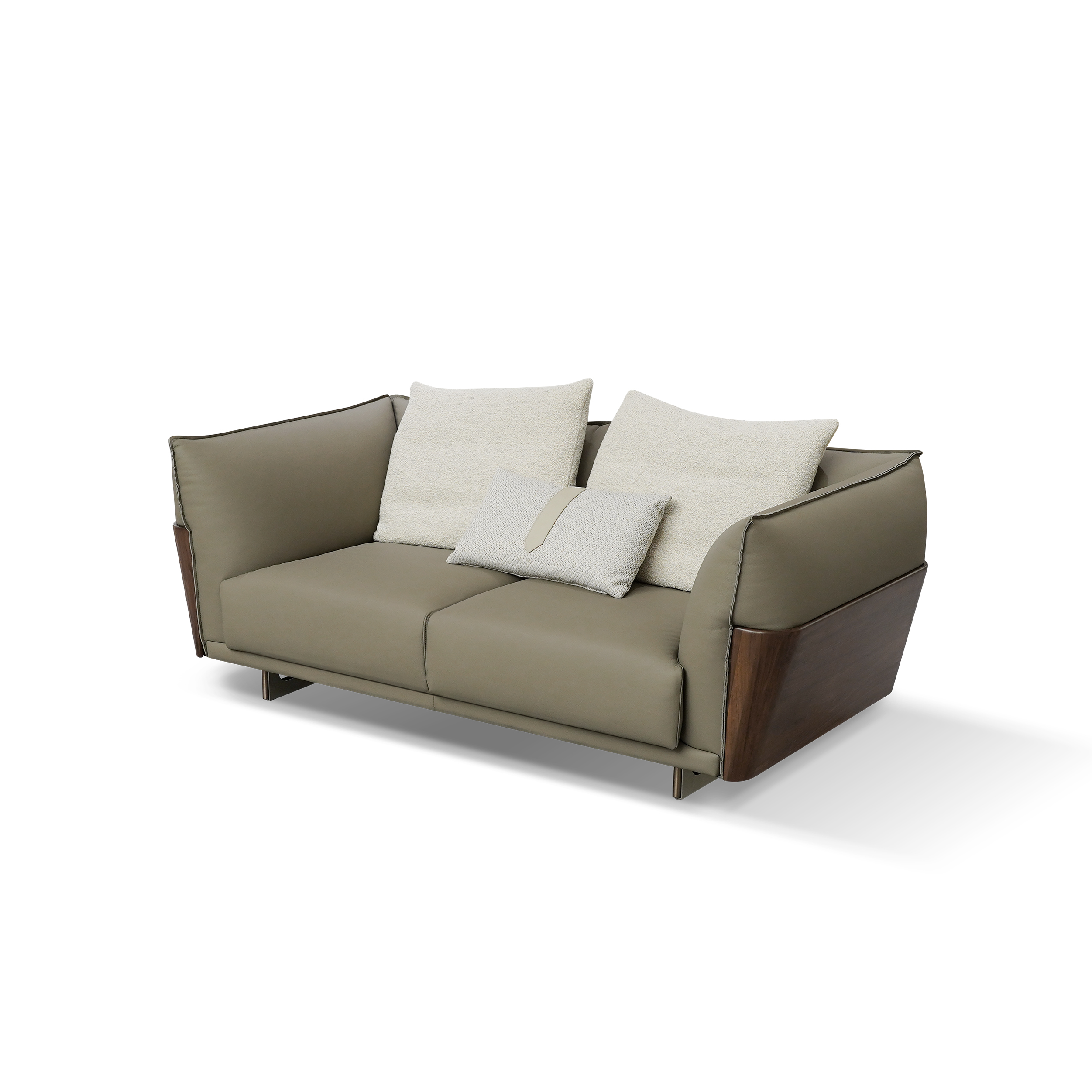 Dark Wood Sofa DMK929 1