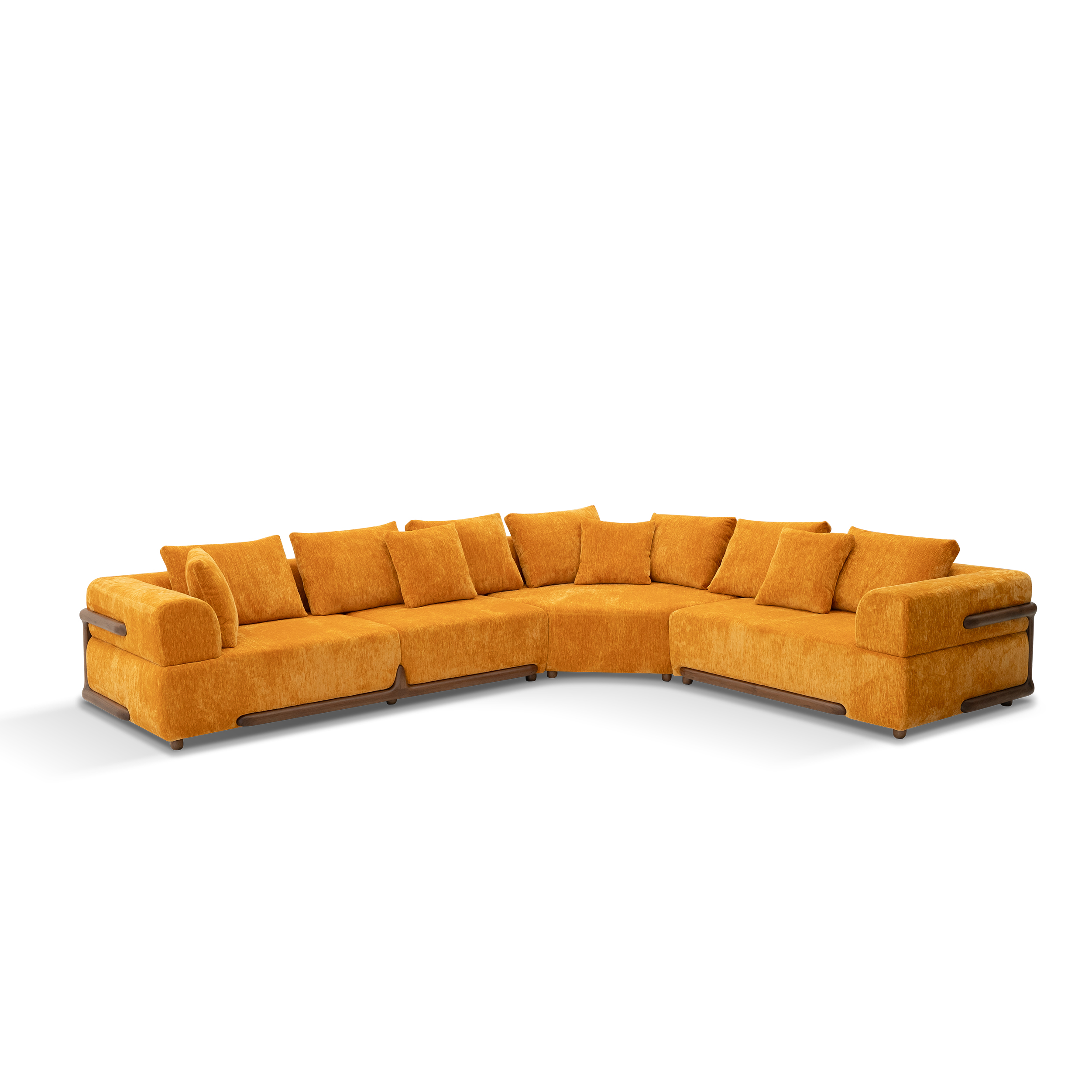 Dark Wood Sofa DMK931 1