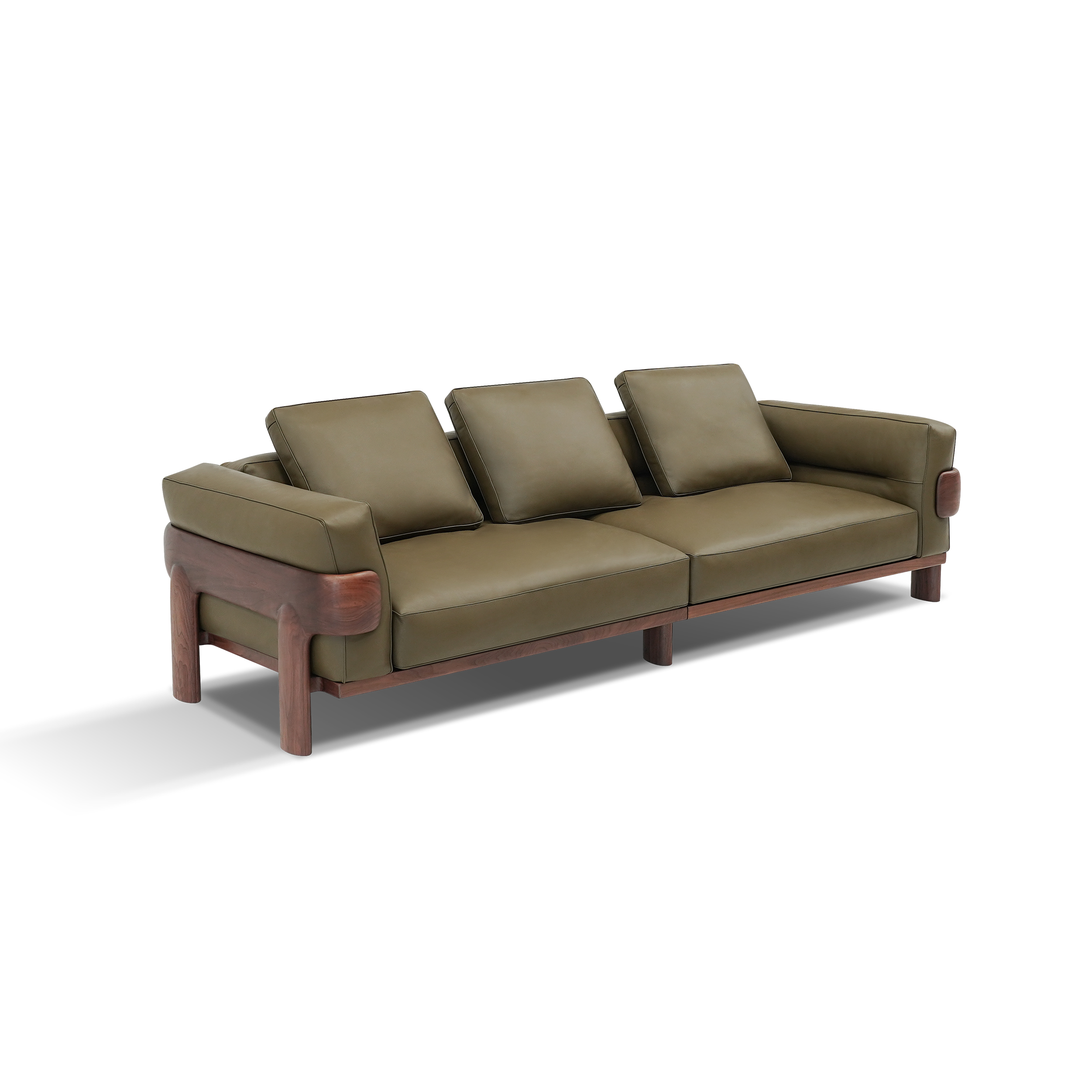 Dark Wood Sofa DMK932 3