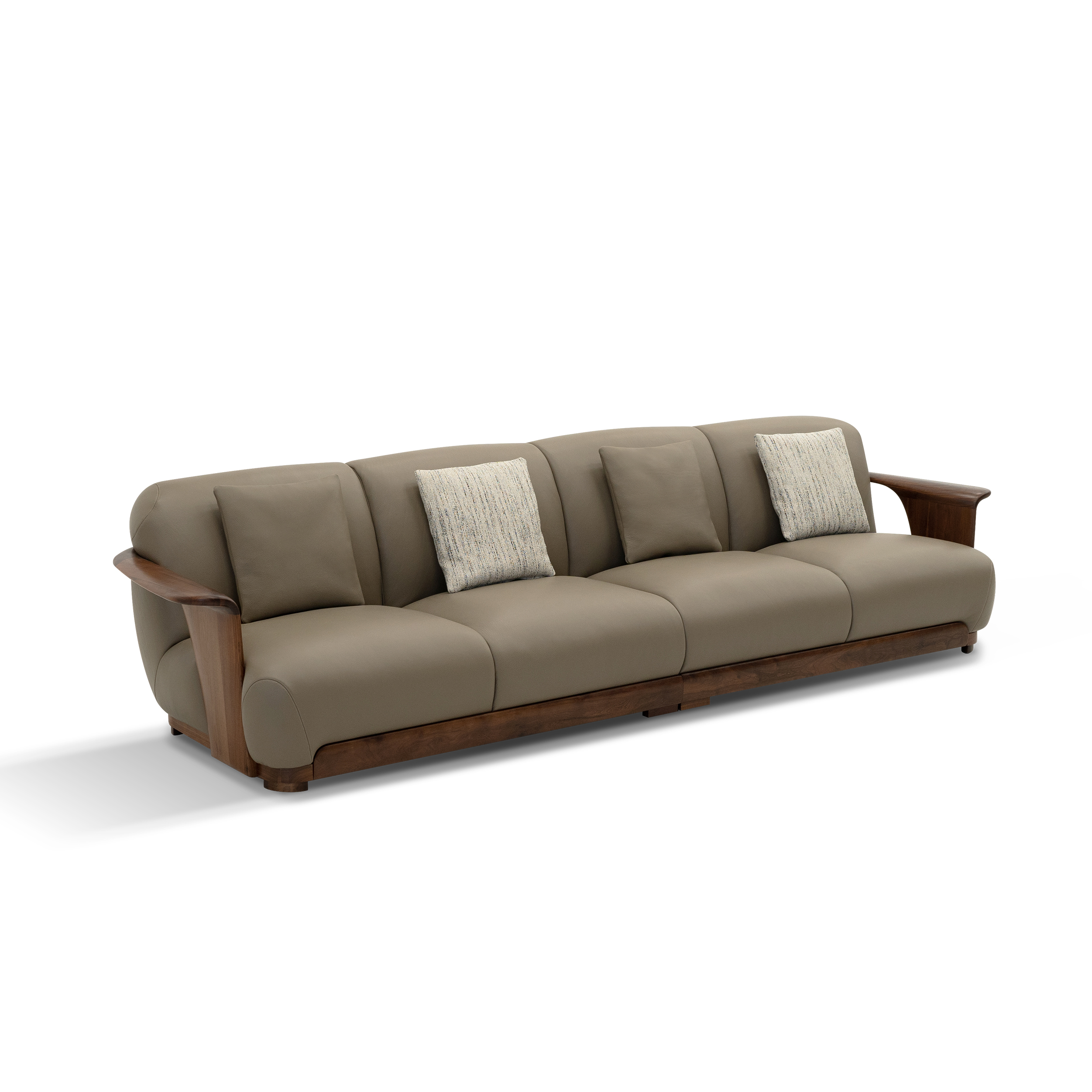 Dark Wood Sofa DMK933 1