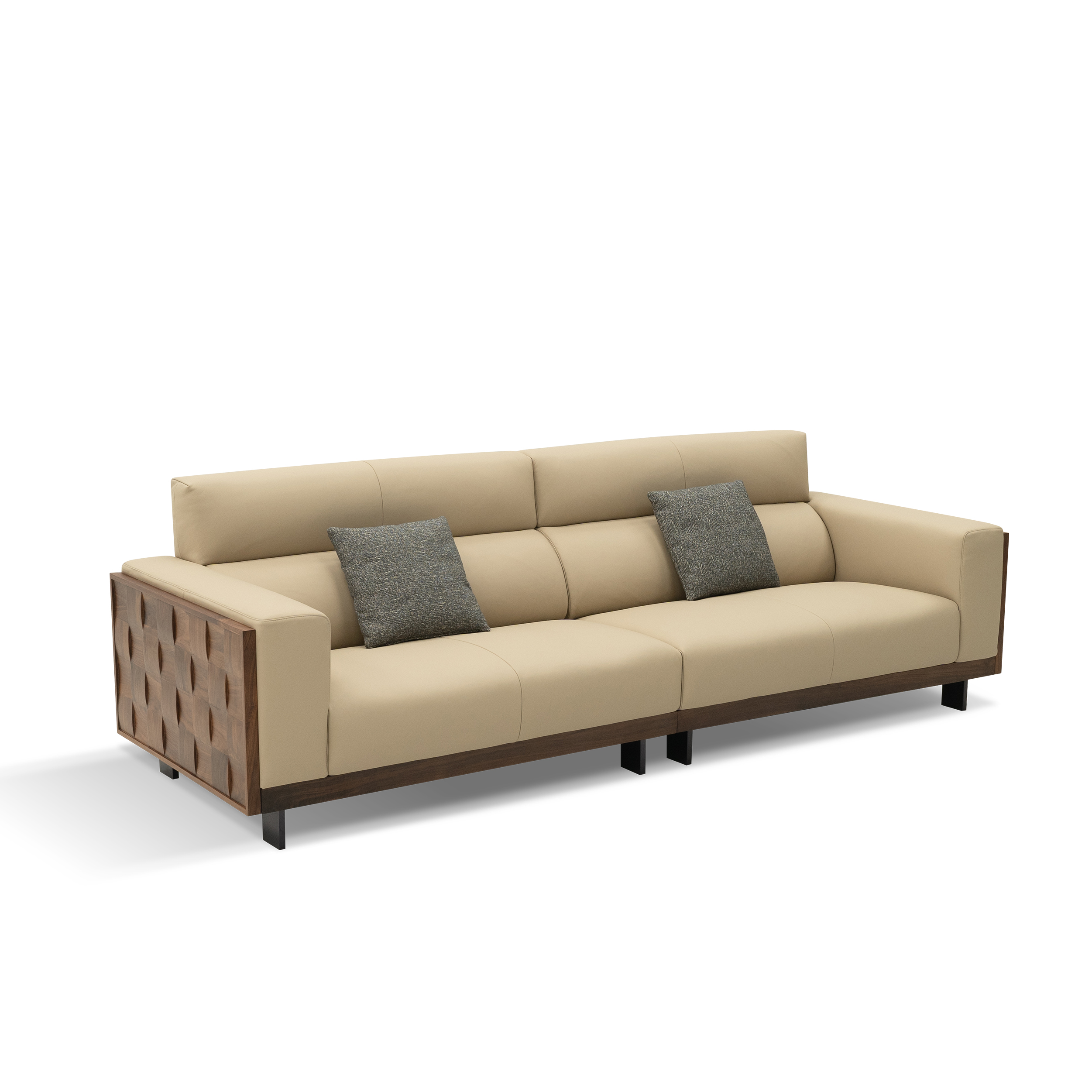 Dark Wood Sofa DMK950
