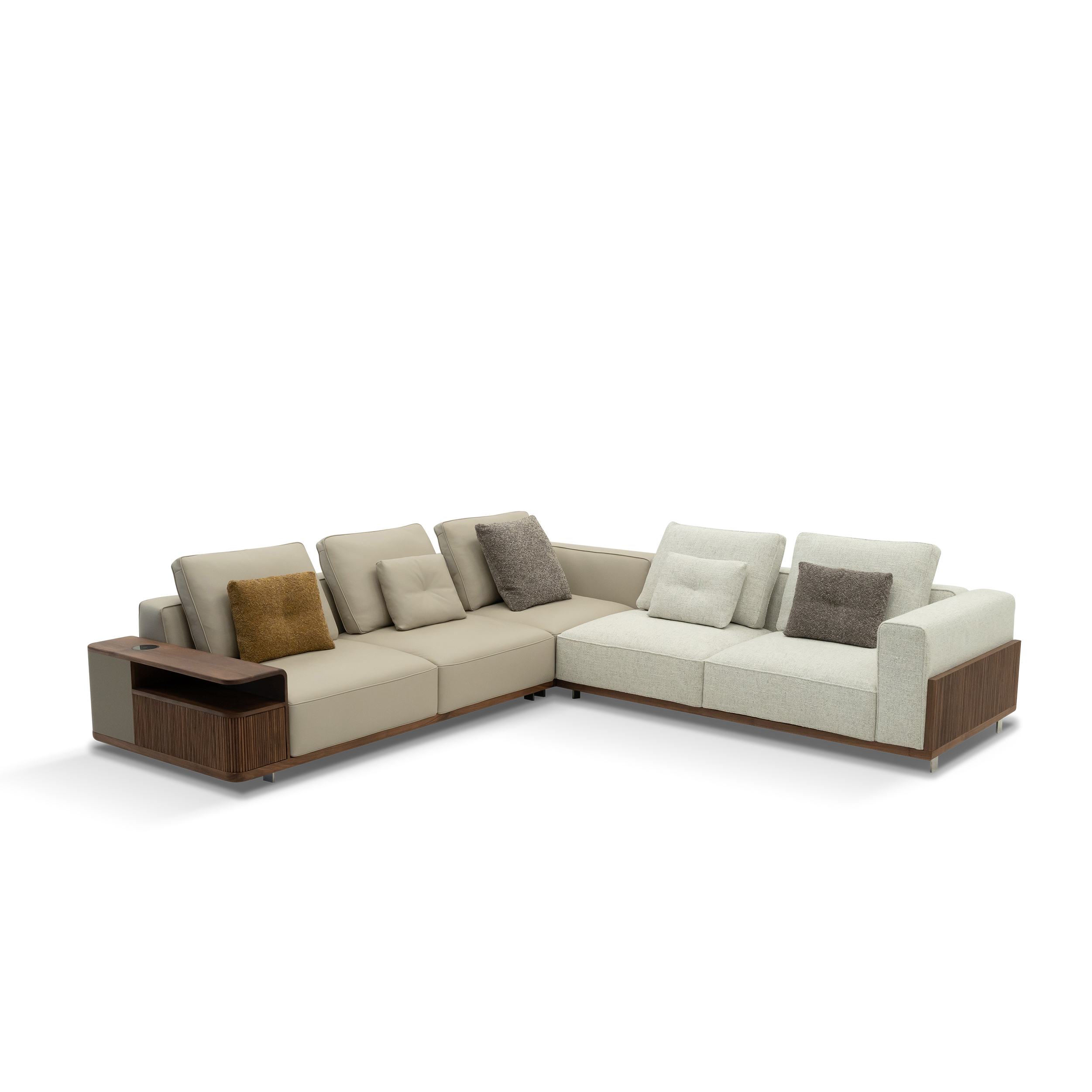 Dark Wood Sofa DMK953 1