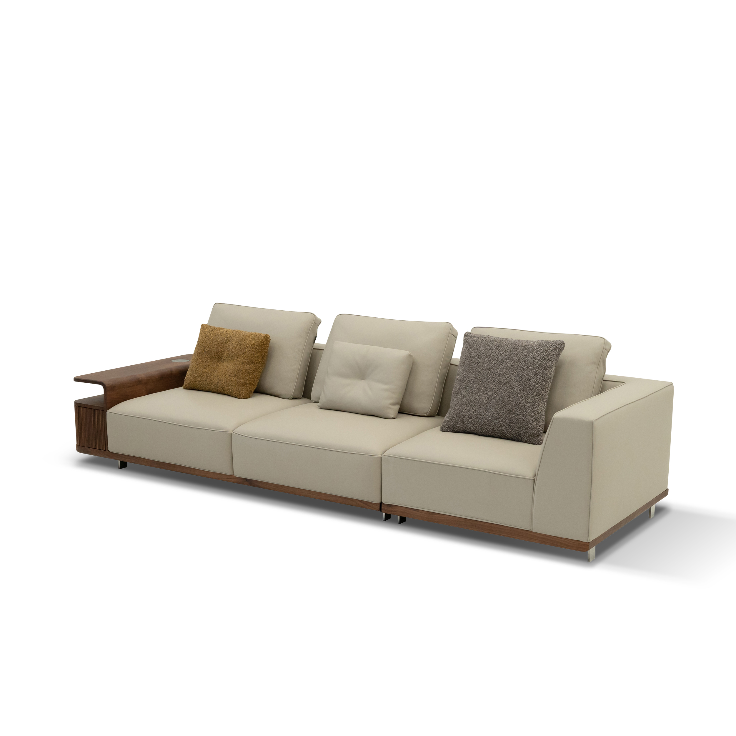 Dark Wood Sofa DMK953 2