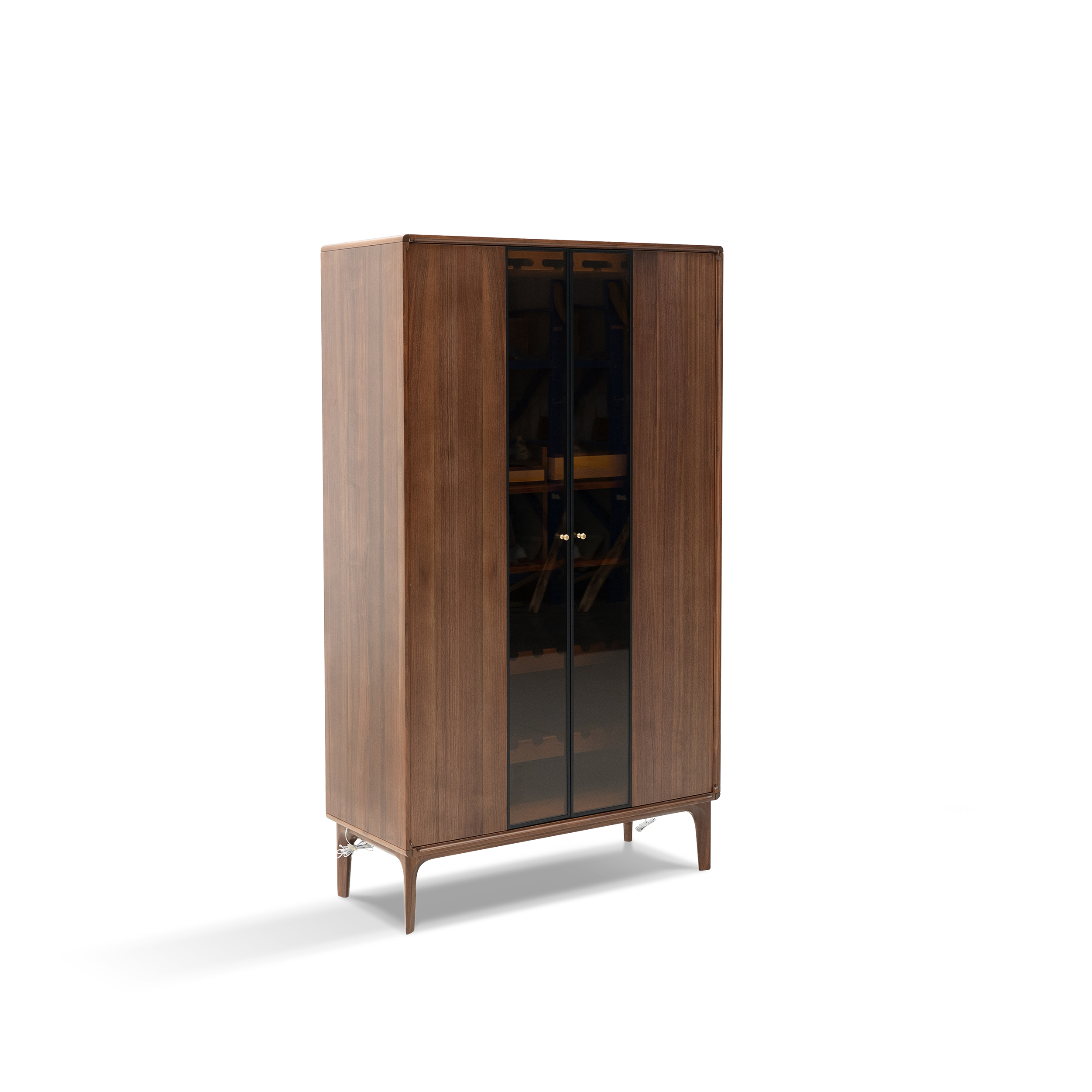 Dark Wood Sideboard & Wine Cabinet DMBG925 2