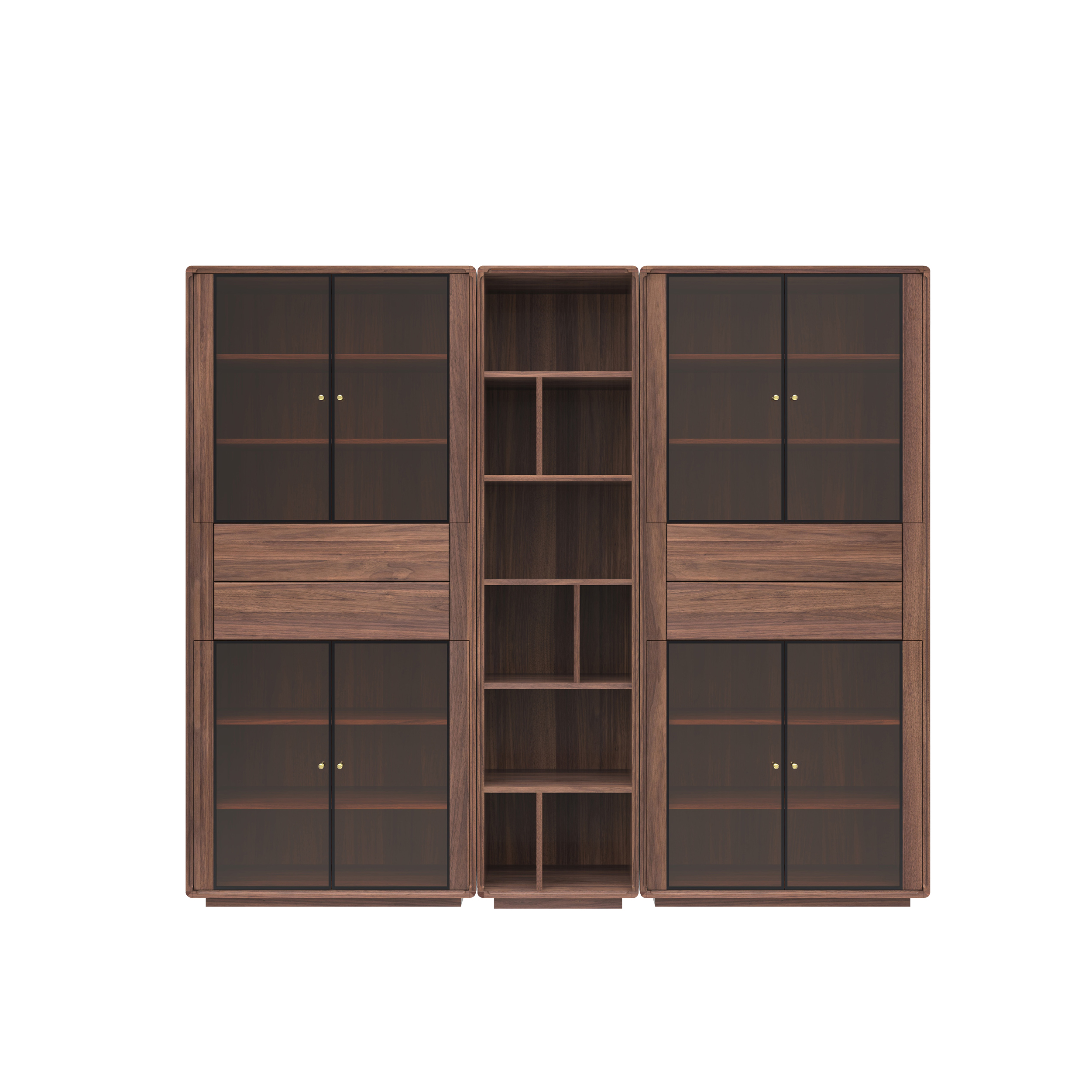 Dark Wood Sideboard & Wine Cabinet DMBG926