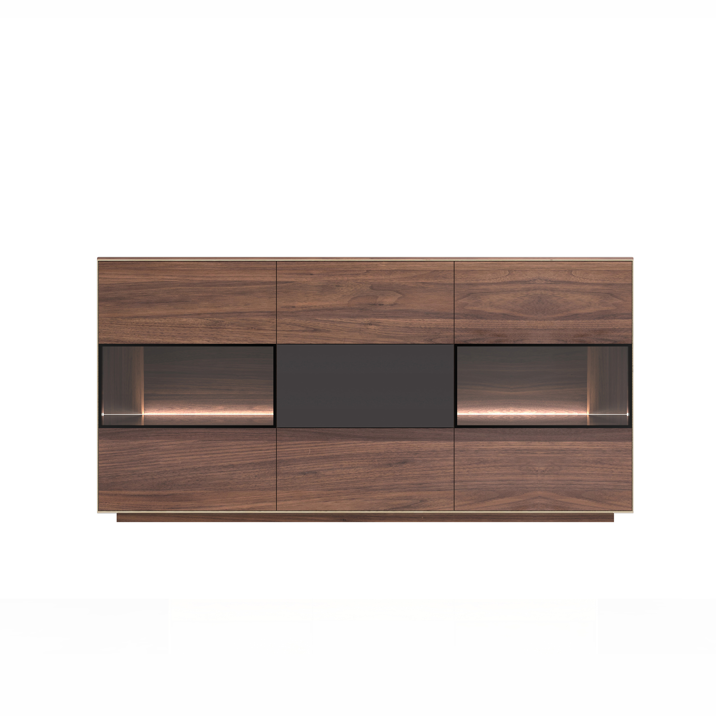 Dark Wood Sideboard & Wine Cabinet DMBG927 1