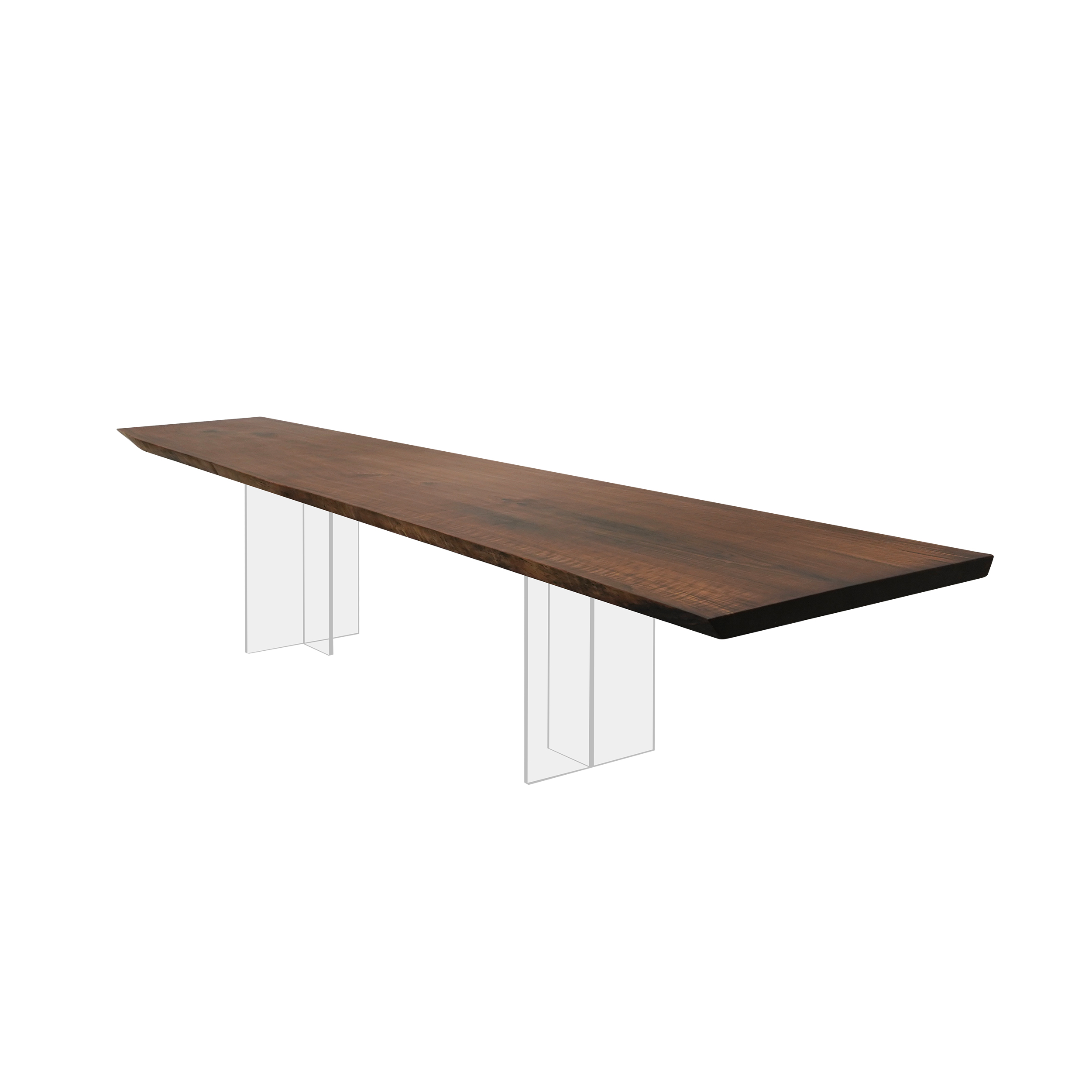 Dark Wood Tea Table & Accessory single-slab-tea-table