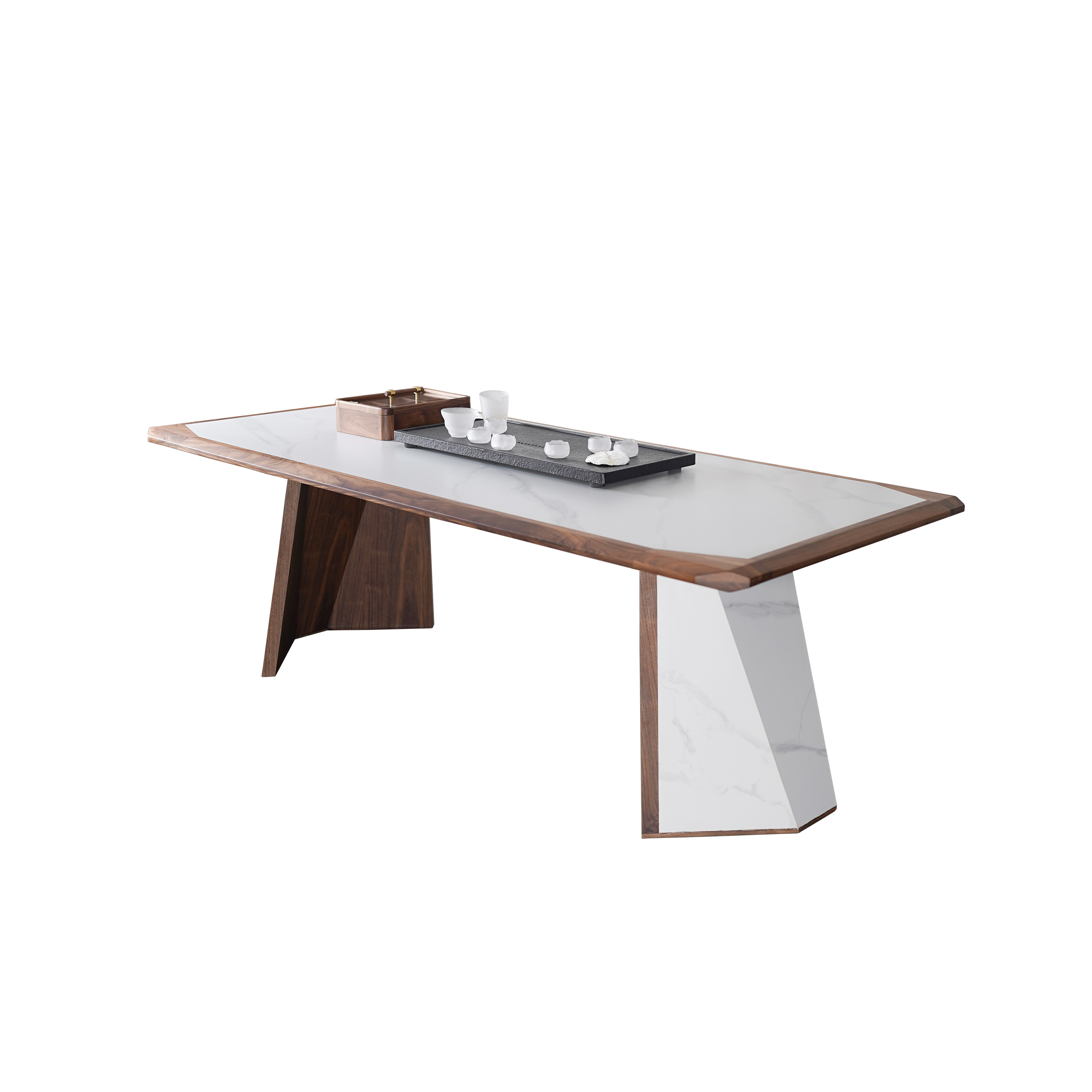 Dark Wood Tea Table & Accessory tea-table 1