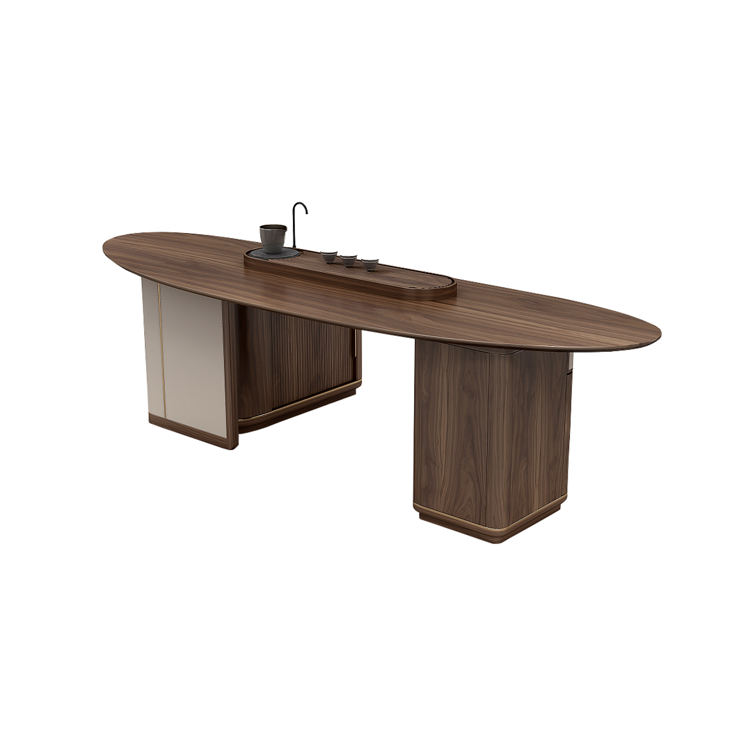 Dark Wood Tea Table & Accessory tea-table-931 1
