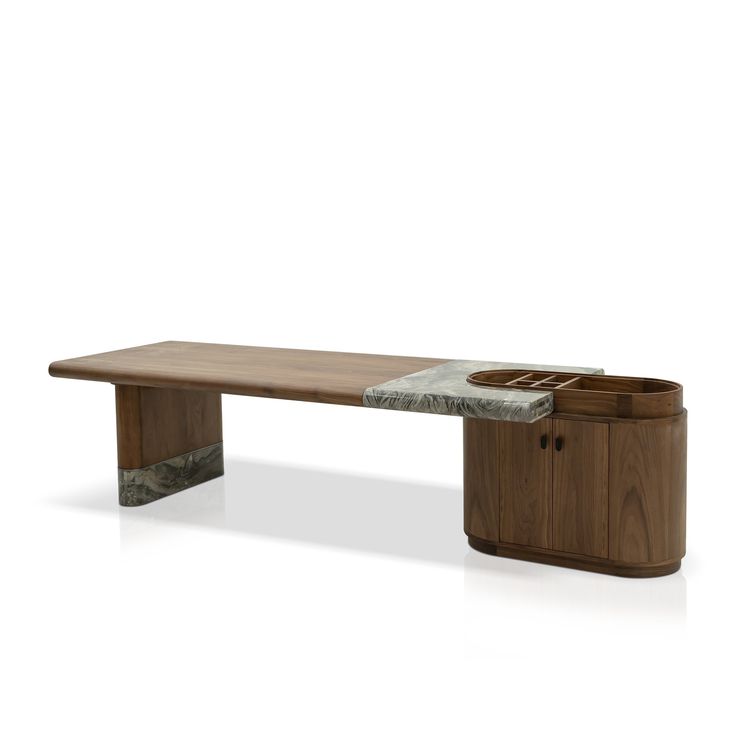 Dark Wood Tea Table & Accessory tea-table 4